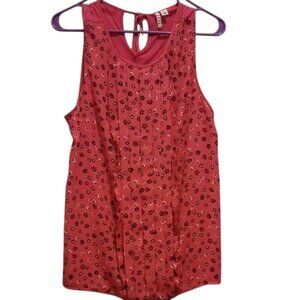 Elle Pink Floral Tank Top